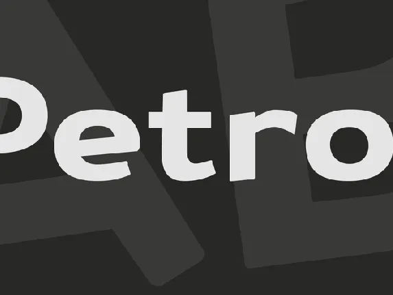 Petrol font