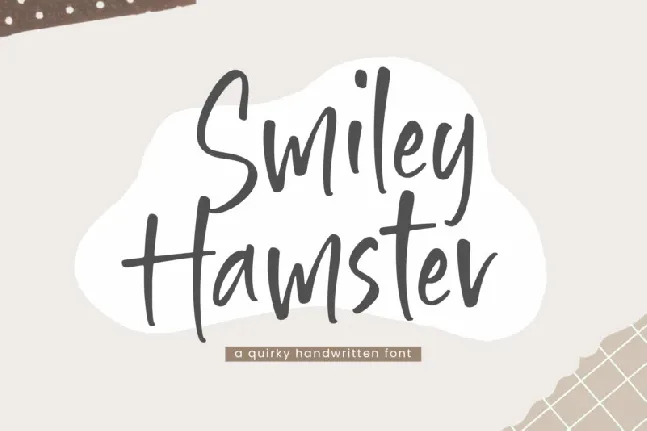 Smiley Hamster font