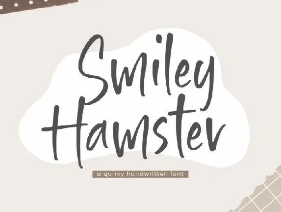 Smiley Hamster font