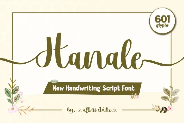 Hanale font