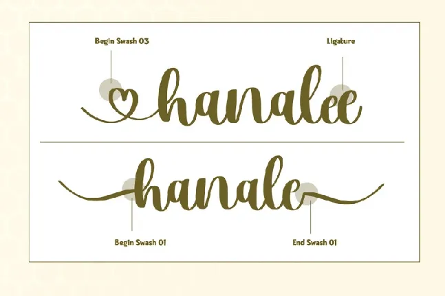 Hanale font