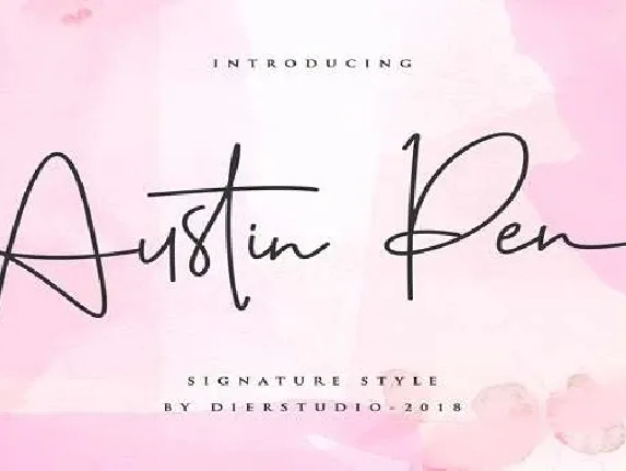 Austin Pen font