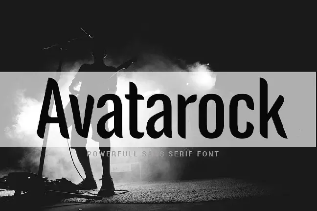 Avatarock Free font