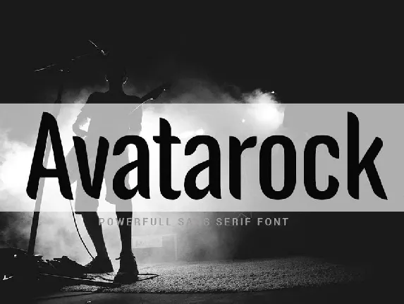 Avatarock Free font