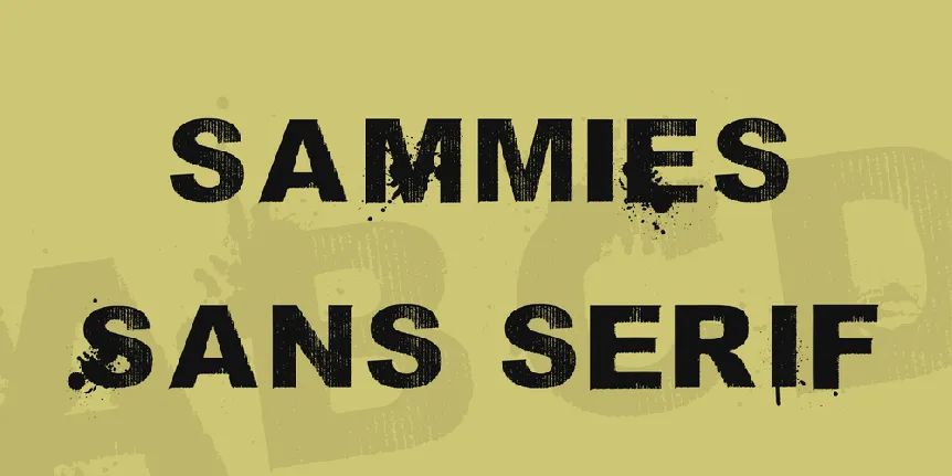 saMmiEs Sans serIf font