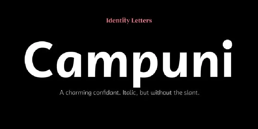 Campuni Family font