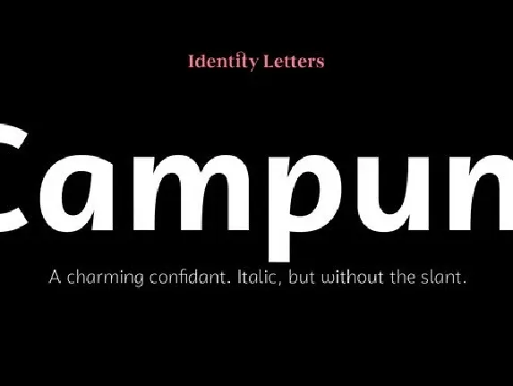 Campuni Family font