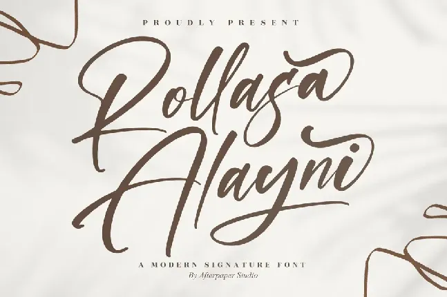 Rollasa Alayni font