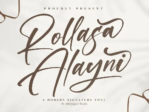 Rollasa Alayni font