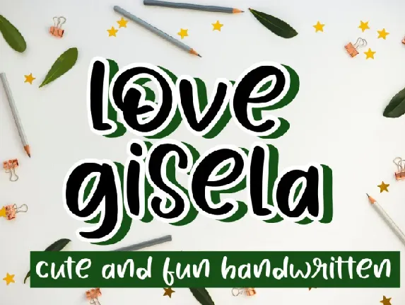 Love Gisela font