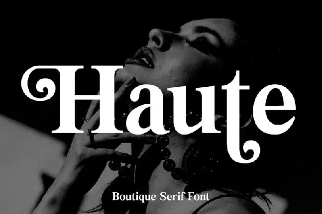 Haute Serif font