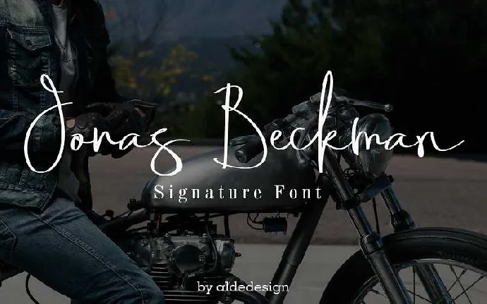 Jonas Beckman Signature Free Download font