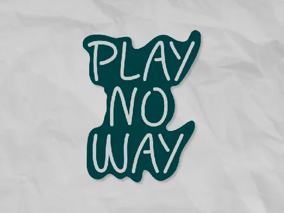 Playnoway font