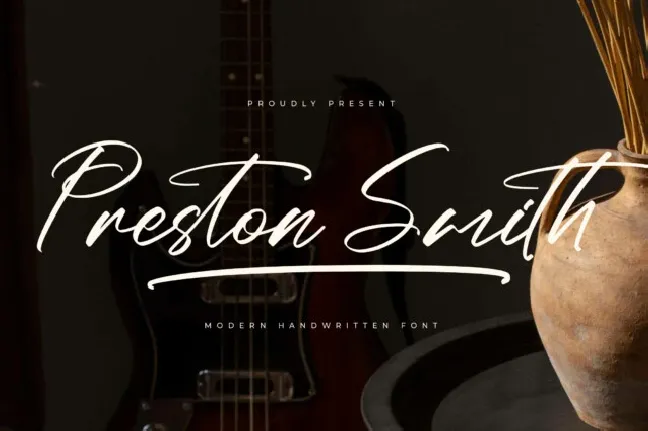 Preston Smith font