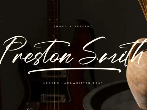 Preston Smith font