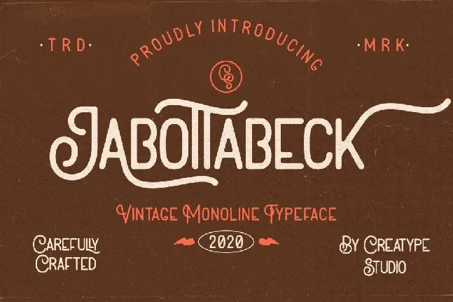 Jabottabeck font