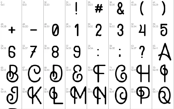 Jabottabeck font