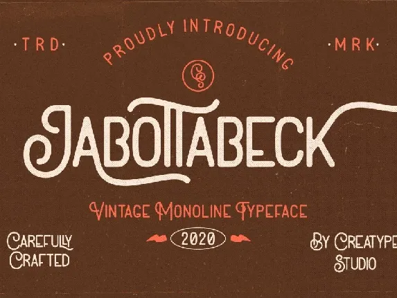 Jabottabeck font