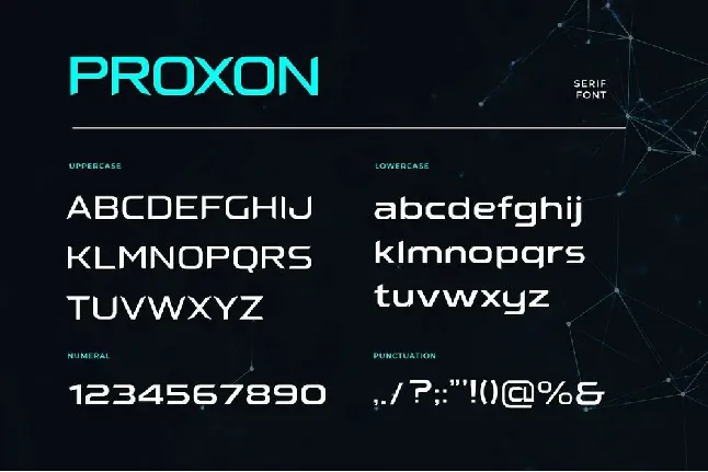 Proxon font