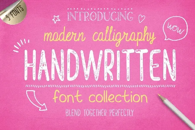 Handwritten Collection font