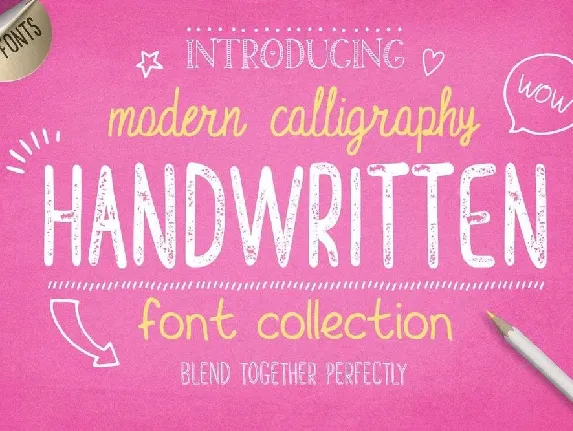 Handwritten Collection font