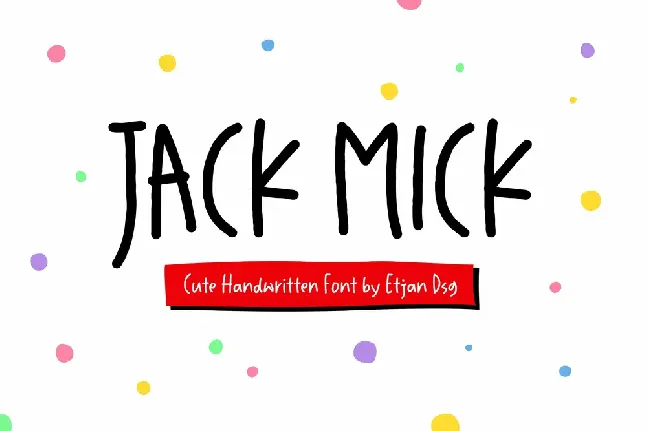 Jack Mick font