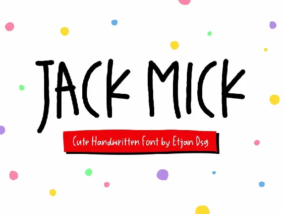 Jack Mick font