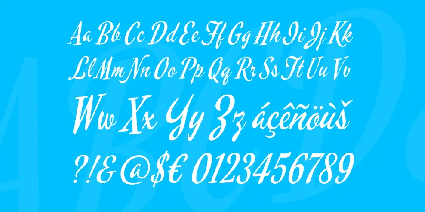 Mervale Script font