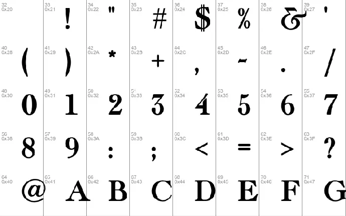 Fairfax Station NF font