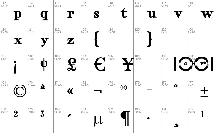 Fairfax Station NF font