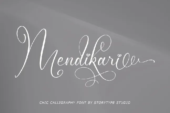 Mendikari font