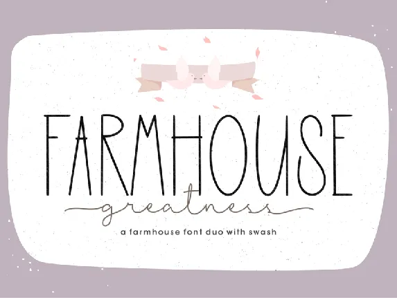 Farmhouse Greatness font