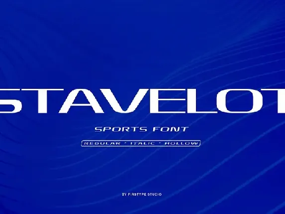 Stavelot Sport font