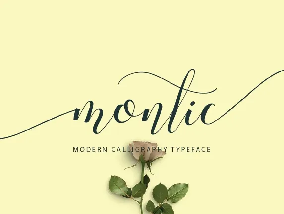 Montic Script Free Download font