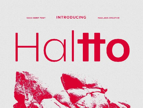 Haltto font