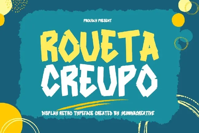 Roueta Creupo font