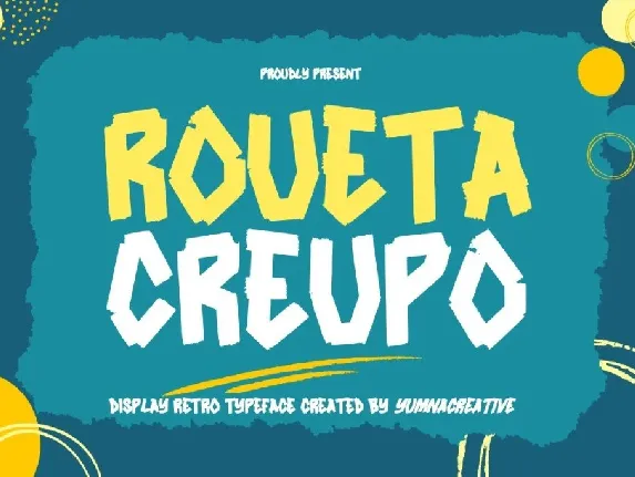 Roueta Creupo font