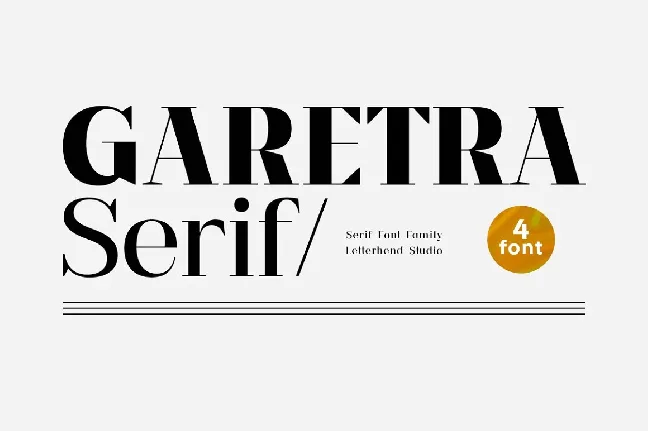 Garetra Serif font