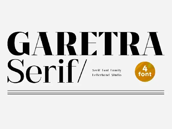 Garetra Serif font