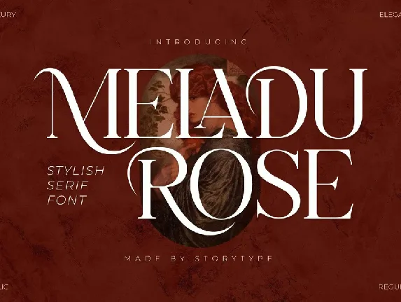 Meladu Rose font