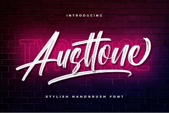 Austtone font