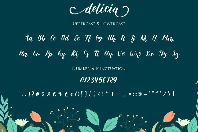 Delicia font