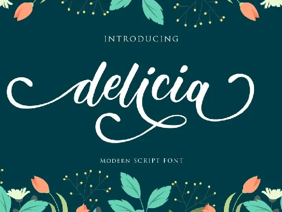 Delicia font