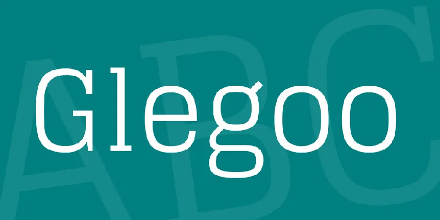 Glegoo font