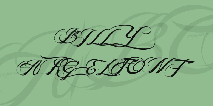 BILLY ARGEL FONT