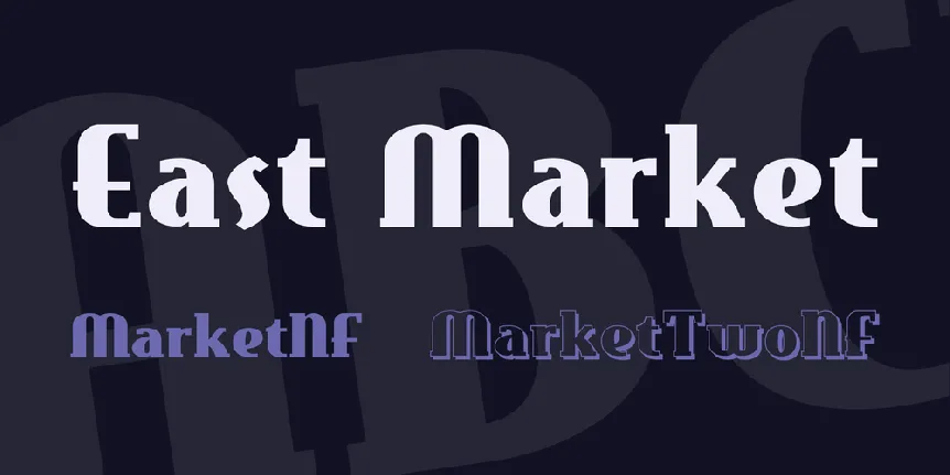 East Market font