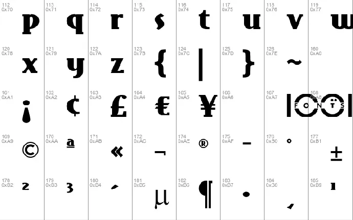 East Market font