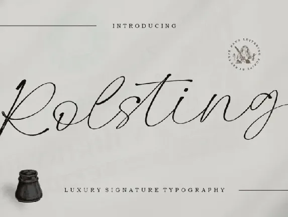 Rolsting font