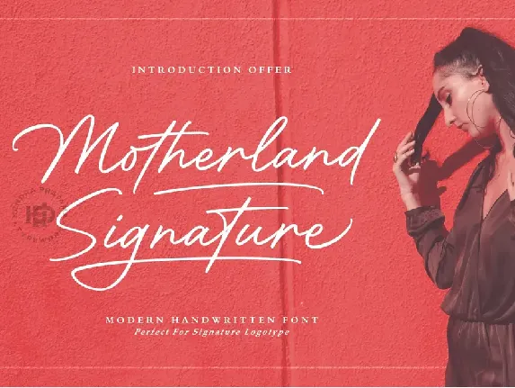 Motherland Signature font