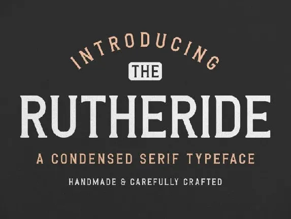 Rutheride font